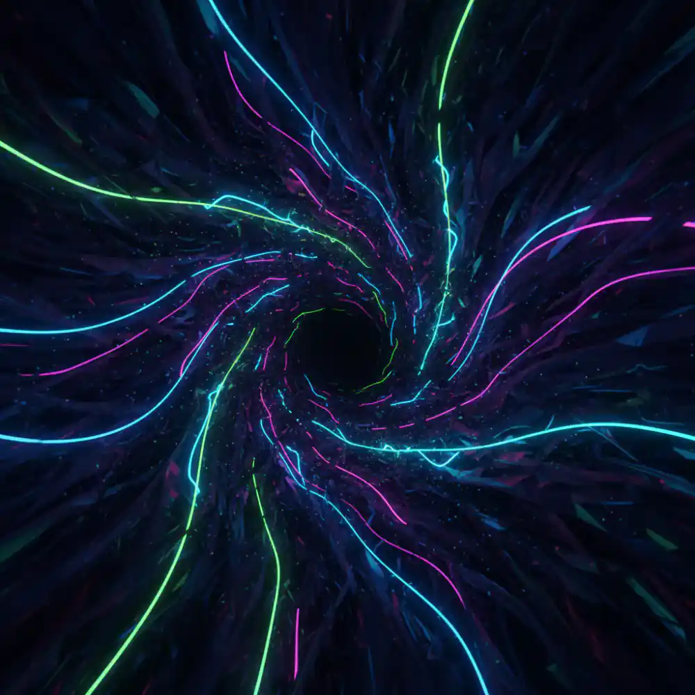Dark abstract sound waves